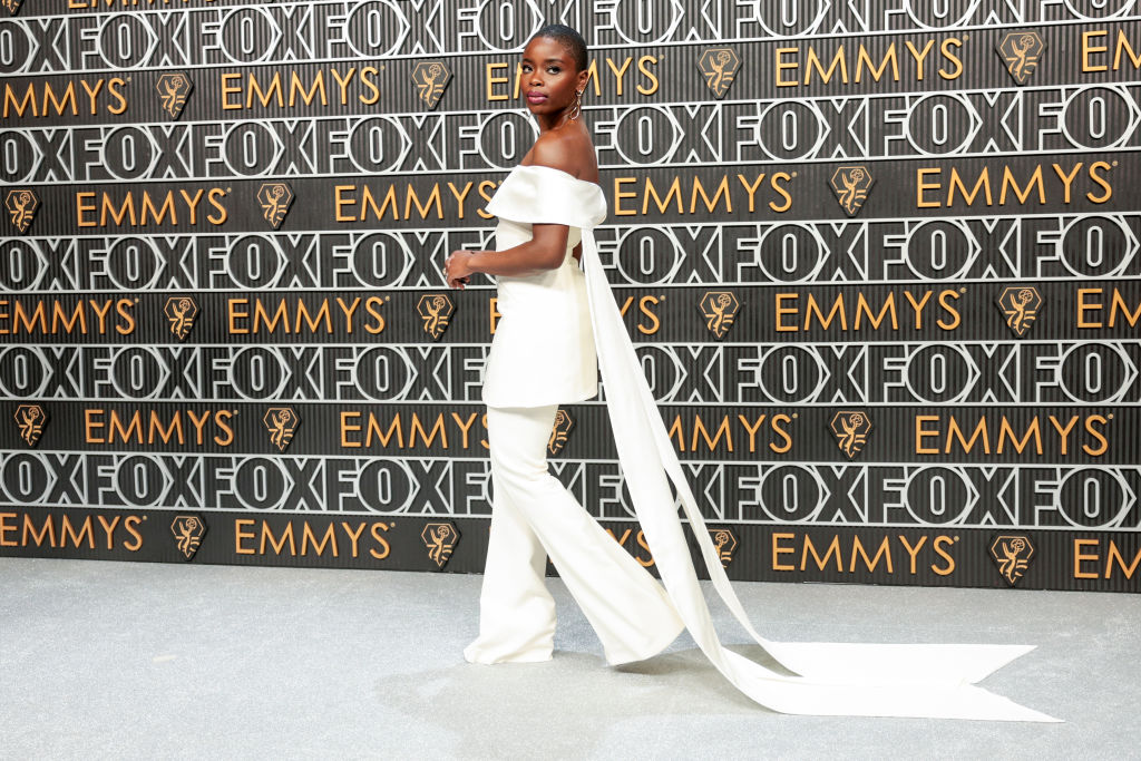 Joy Sunday attends the 75th Primetime Emmy Awards at the Peacock Theater in Los Angeles, Calif., Monday, Jan. 15, 2024.