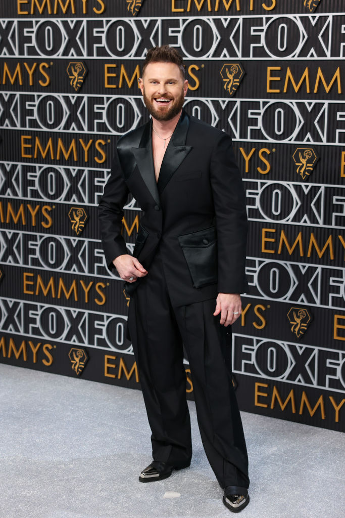 Bobby Berk arriving at the 75th Primetime Emmy Awards at the Peacock Theater in Los Angeles, CA, Monday, Jan. 15, 2024.