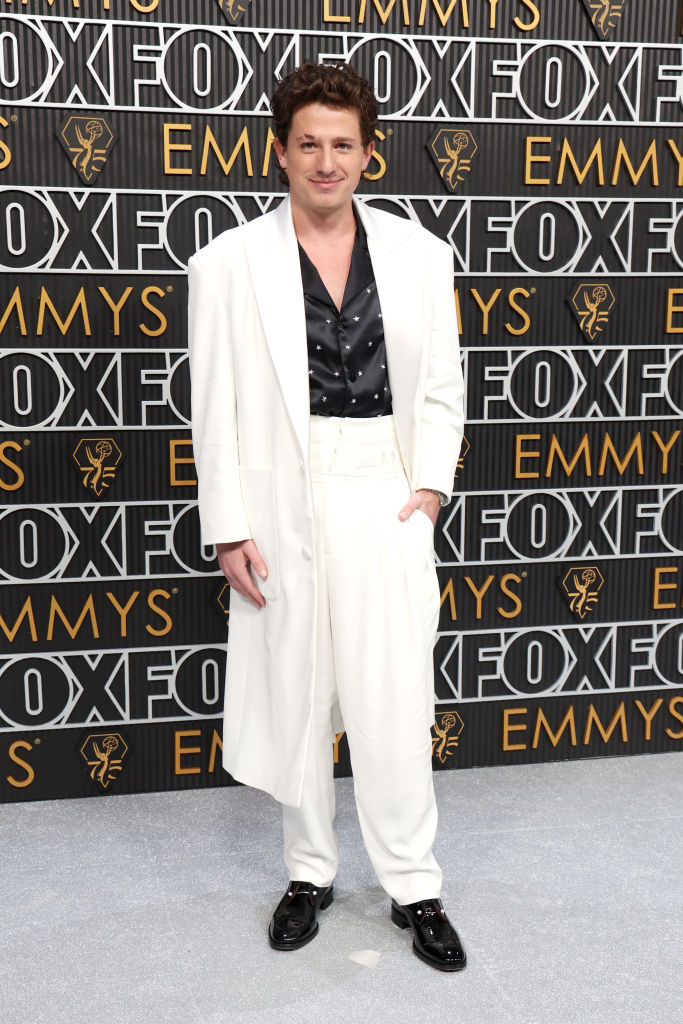 Charlie Puth attends the 75th Primetime Emmy Awards at Peacock Theater on January 15, 2024 in Los Angeles, California.