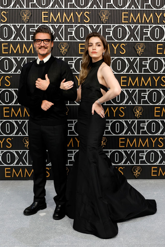 Pedro Pascal and Lux Pascal attend the 75th Primetime Emmy Awards at Peacock Theater on January 15, 2024 in Los Angeles, California.