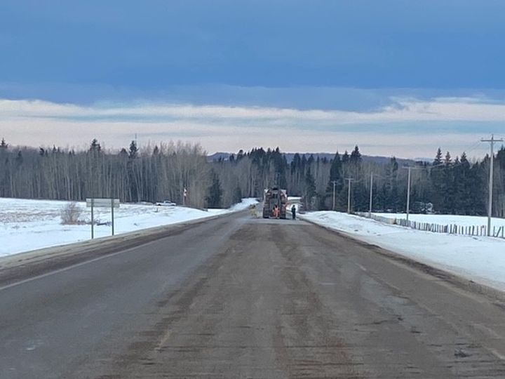 Significant Amount Of Time Before Alberta Highway Can Reopen After   Highway39Jan29CRESIZED 