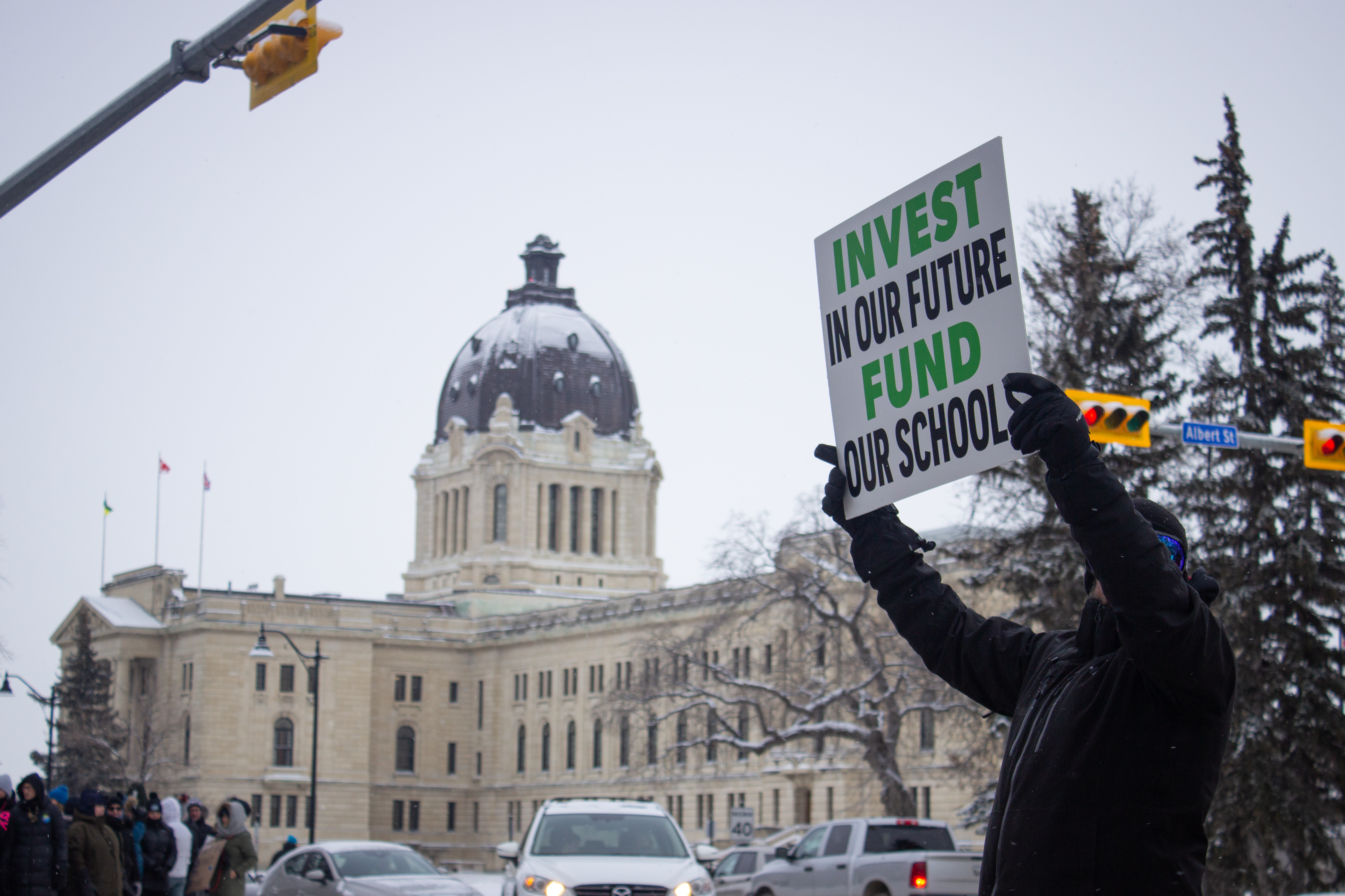 In photos: Teachers across Saskatchewan strike for better classroom conditions