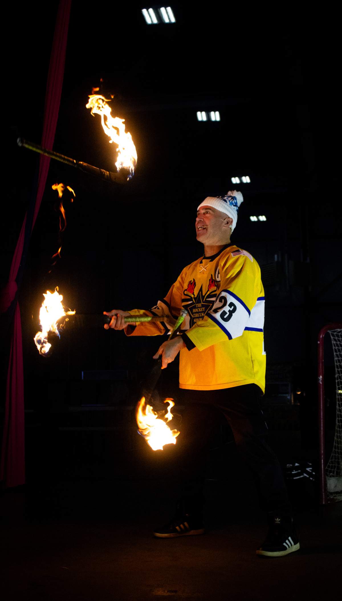 One of the performers at this year’s Frost Regina is Paz the Sports Guy, who has a sports comedy and acrobatic act.
