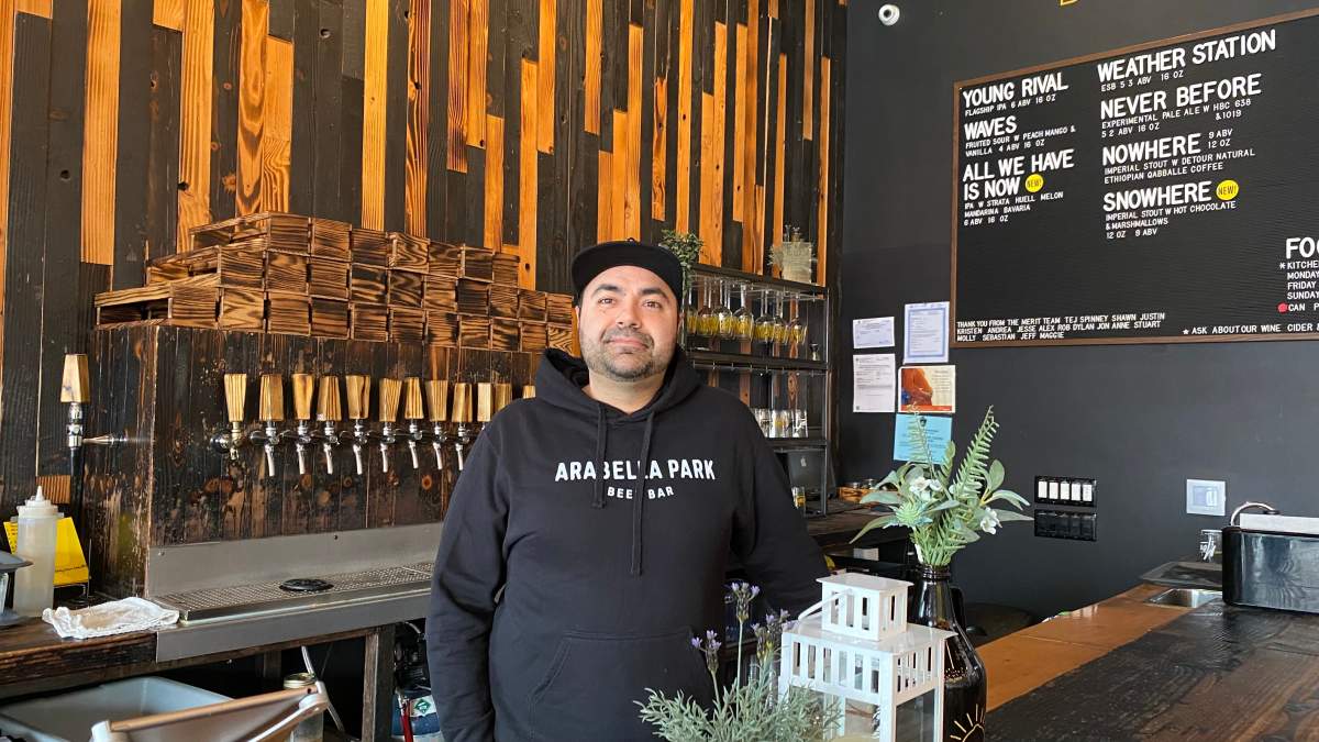 Tej Sandhu, owner of Merit Brewing, says his eatery and brewery had to pivot over the last few years not only to survive but also to pay off a loan he took from the federal government almost four years ago to navigate the pandemic.