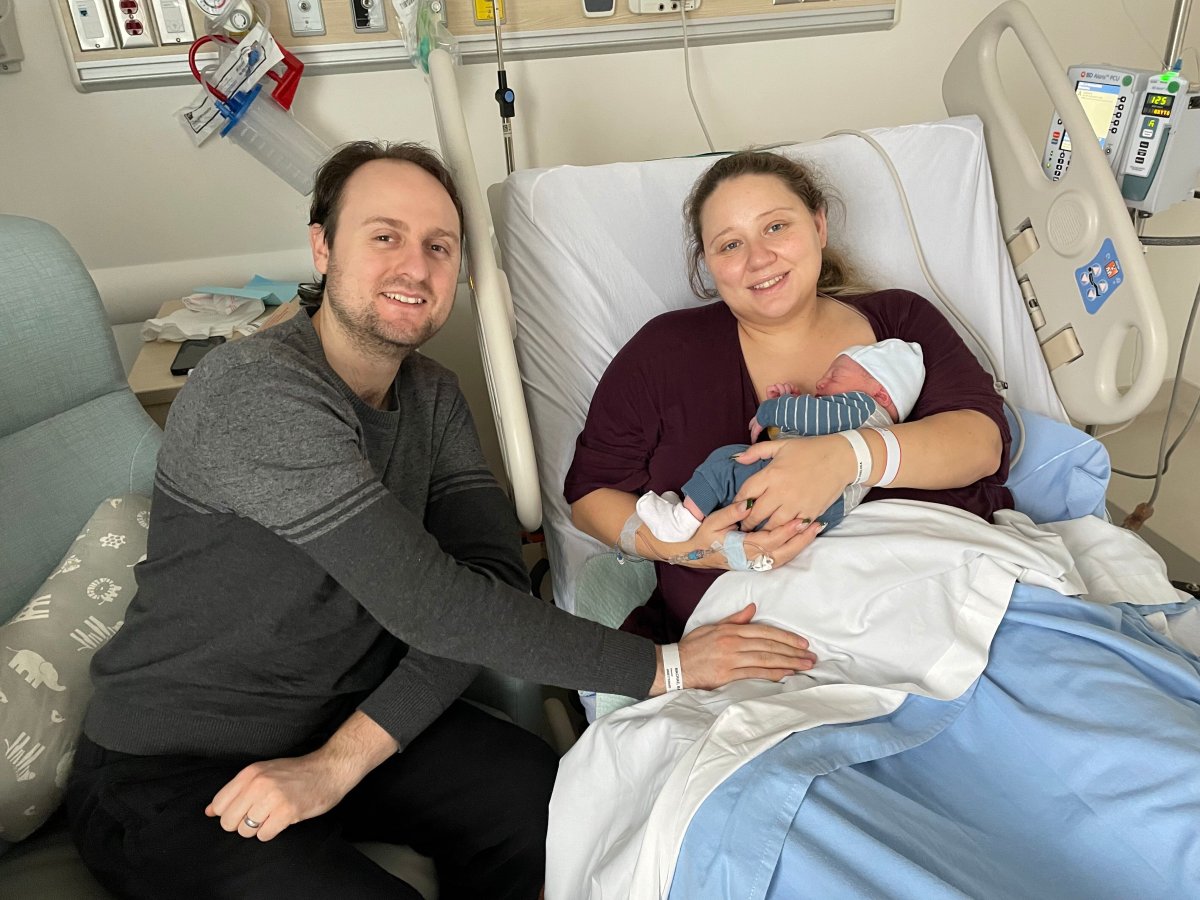 First baby born in 2024 arrives right at midnight