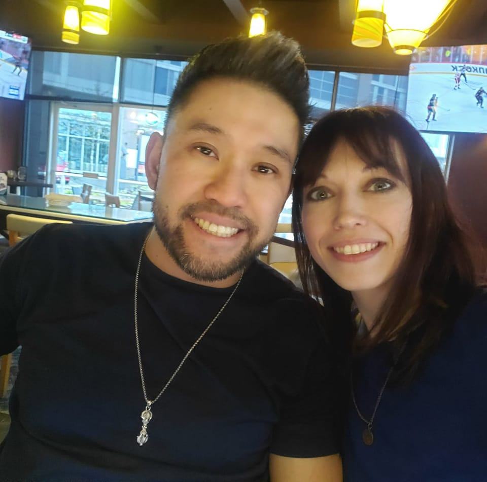 Kelsey Johnston and her boyfriend Alex Liaw.