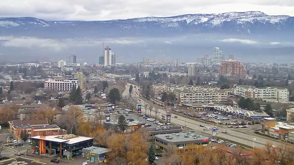 A photo of Kelowna on Jan. 31, 2024.