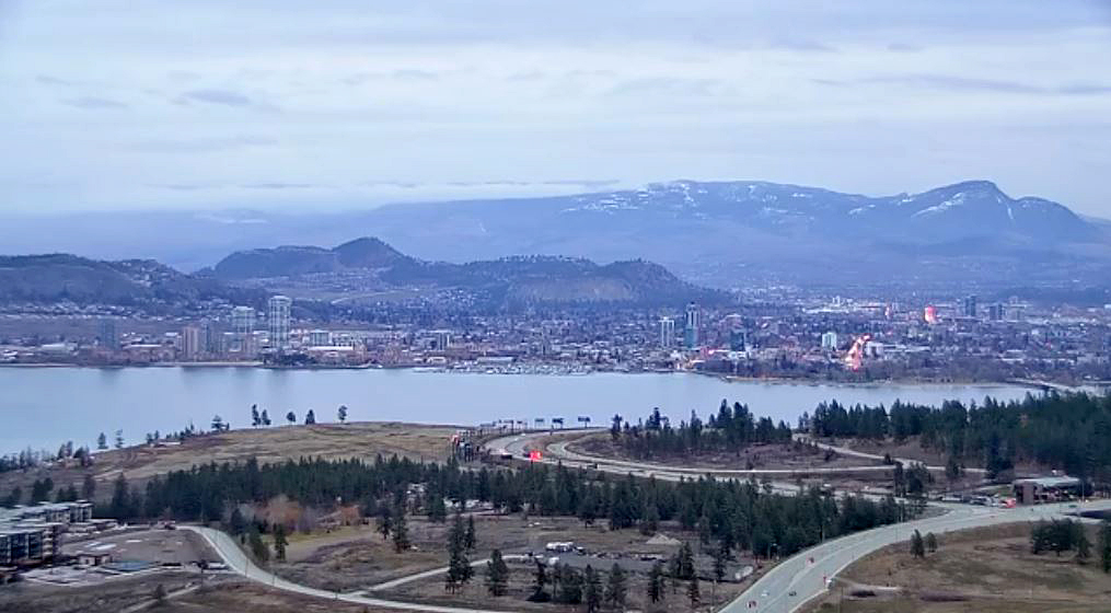 Weather conditions in Kelowna and West Kelowna on Tuesday afternoon, Jan. 2, 2024.