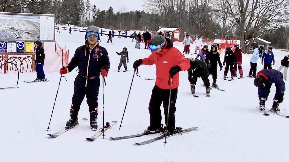 Liem Skiing Lesson at Horseshoe Resort