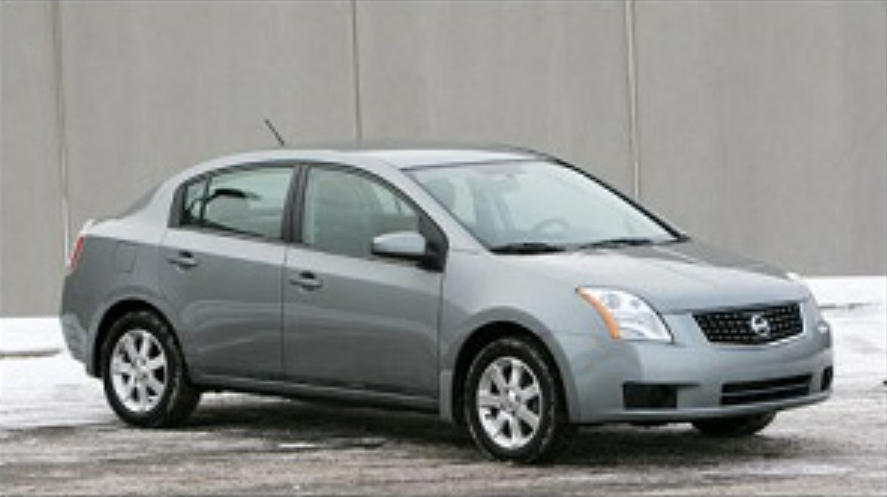 Nanaimo RCMP are searching for a 2007 Nissan Sentra with the license plate SP272P in connection with a Jan. 10, 2024 homicide. An undated file image of a Nissan Sentra is shown here.