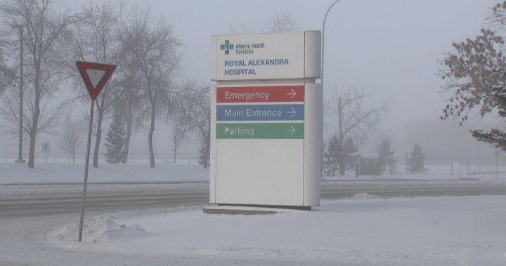 Спешното отделение на Royal Alexandra Hospital изпитва проблем с топлината по време на силен студ