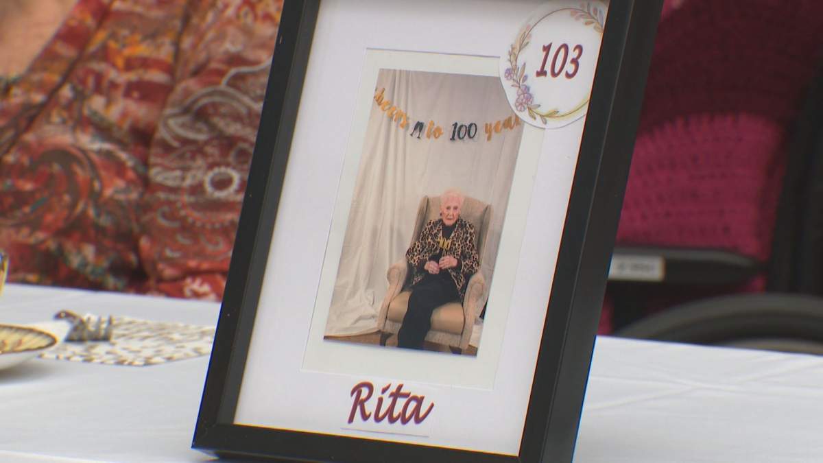 Rita from Canterbury Foundation turns 103.