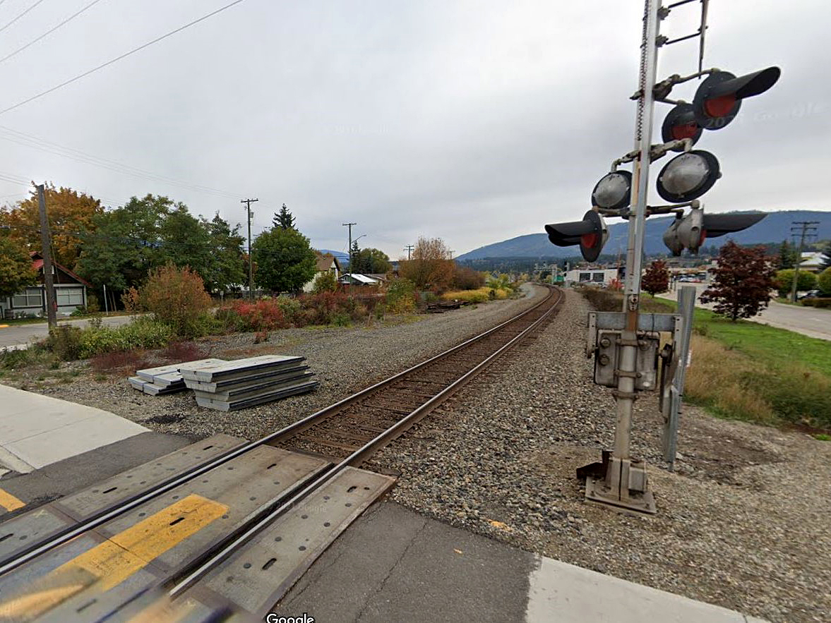 Man dead after being struck by train: Salmon Arm RCMP