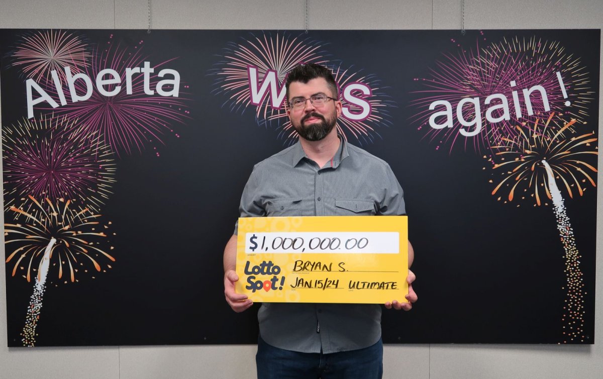 Bryan Strong's purchase of a "$100 ULTIMATE scratch ticket" on the first day of 2024 led to a pleasant surprise when he scratched it "right in the store" at a lottery kiosk in Edmonton's Southgate Shopping Centre.