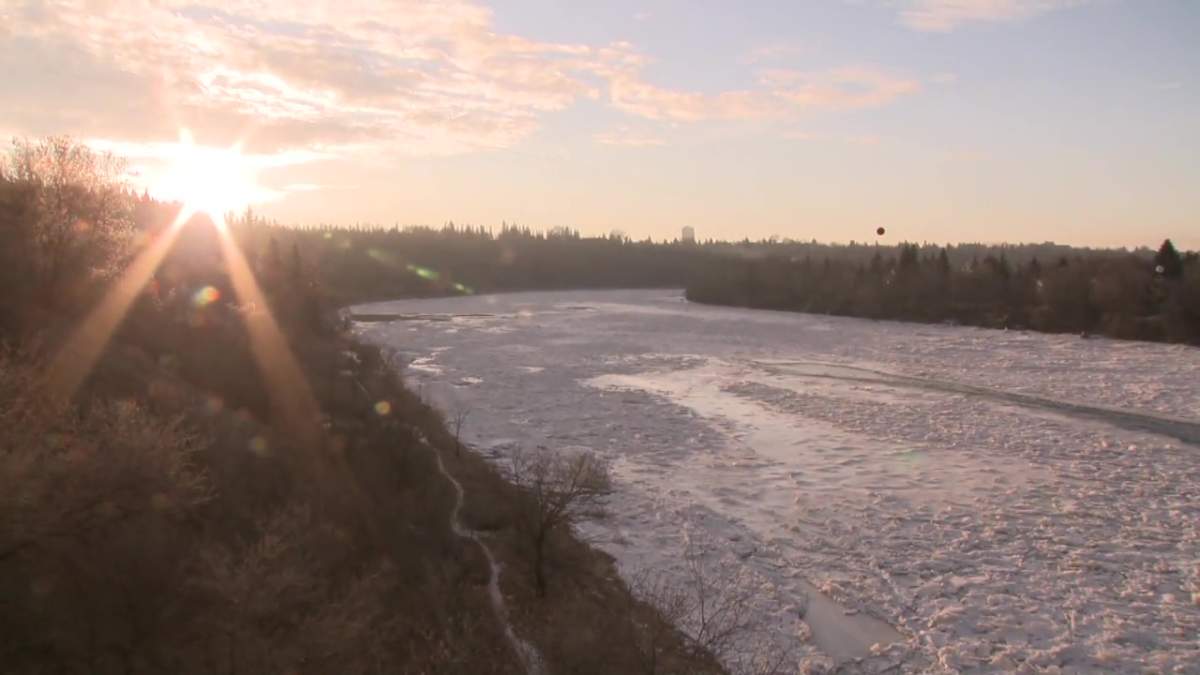 North Saskatchewan River in Edmonton