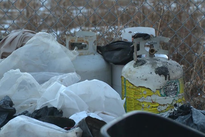3rd high-risk Edmonton homeless encampment dismantled in Dawson Ravine