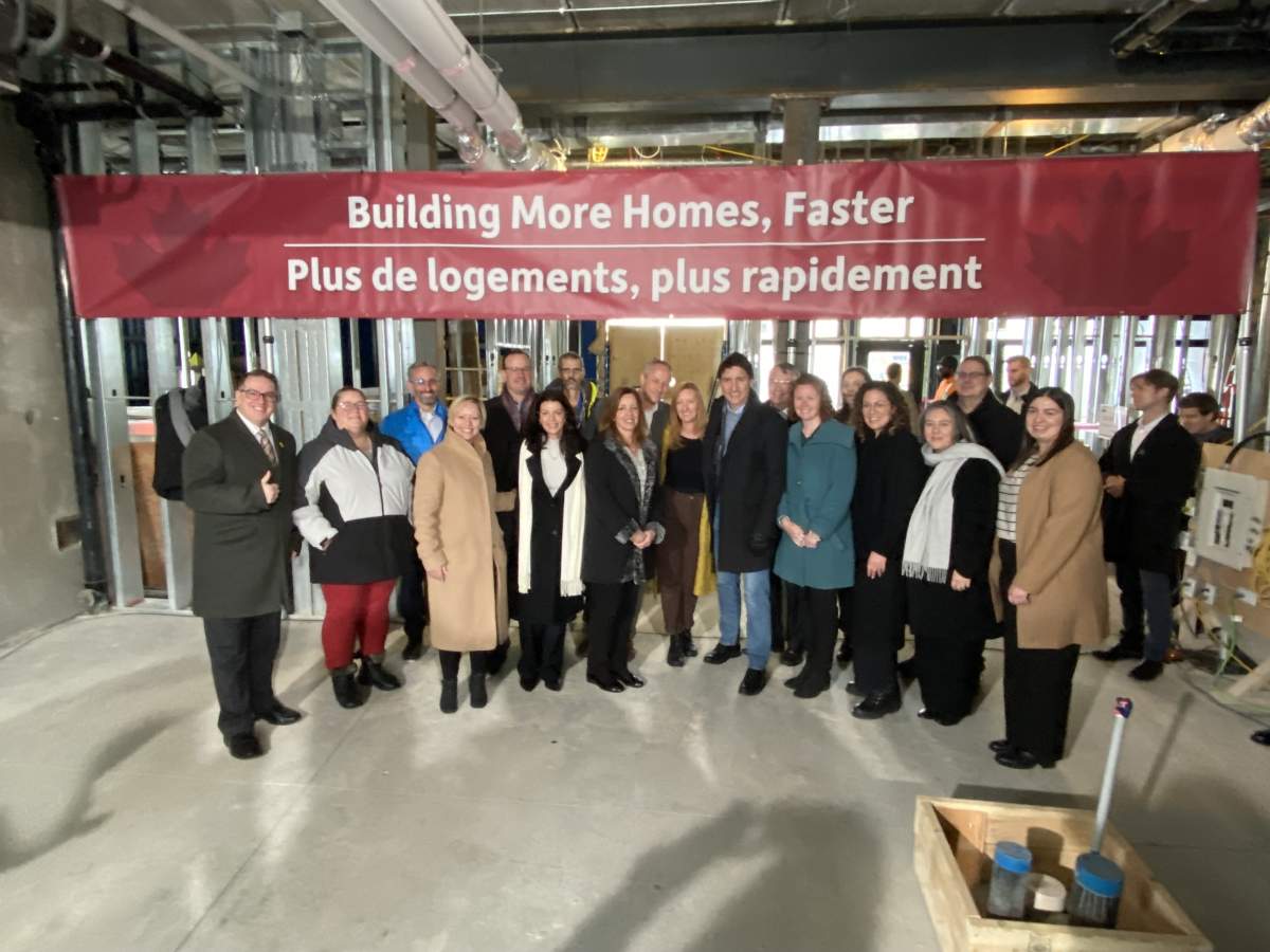 Prime Minister Trudeau was in Guelph for funding announcement.