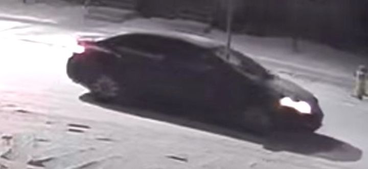 Photo of suspect vehicle in a drive-by shooting in Edmonton's Cy Becker community on Jan. 10, 2024.