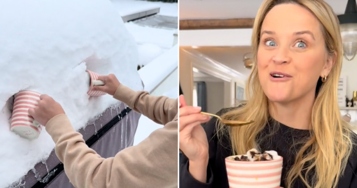Не-бррр-правдоподобно: Яденето на сняг на Рийз Уидърспун предизвика дебат за безопасността