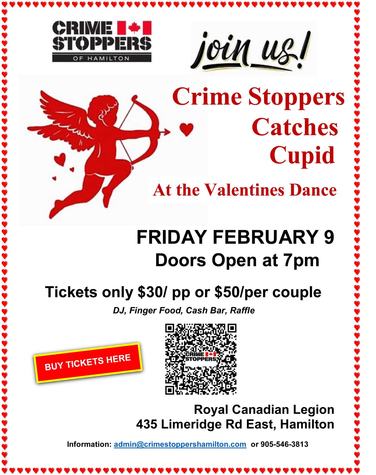 Crime Stoppers Catches Cupid at the Valentines Dance - image