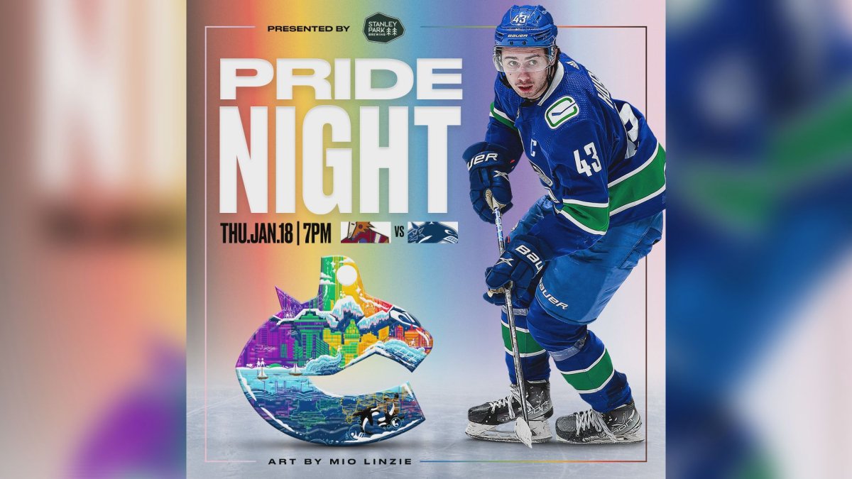 Hockey is for everyone': Vancouver Canucks announce 7th annual Pride Night