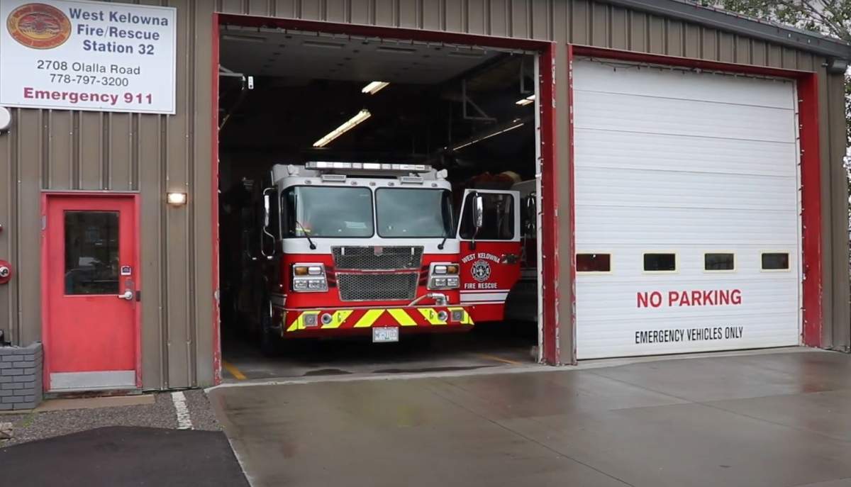 Firehall 32 in West Kelowna, B.C.