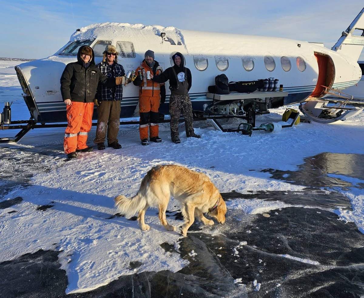 It's not every day you see an airplane listed for sale, but when four friends saw the ad on Facebook Marketplace, they chipped in to buy and flip it into an ice fishing shack.