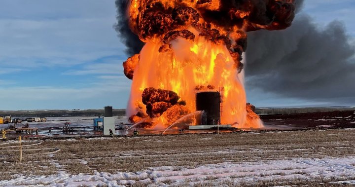 Предупреждението за качеството на въздуха е отменено след пожар в обекта за лизинг на петрол в източна Алберта