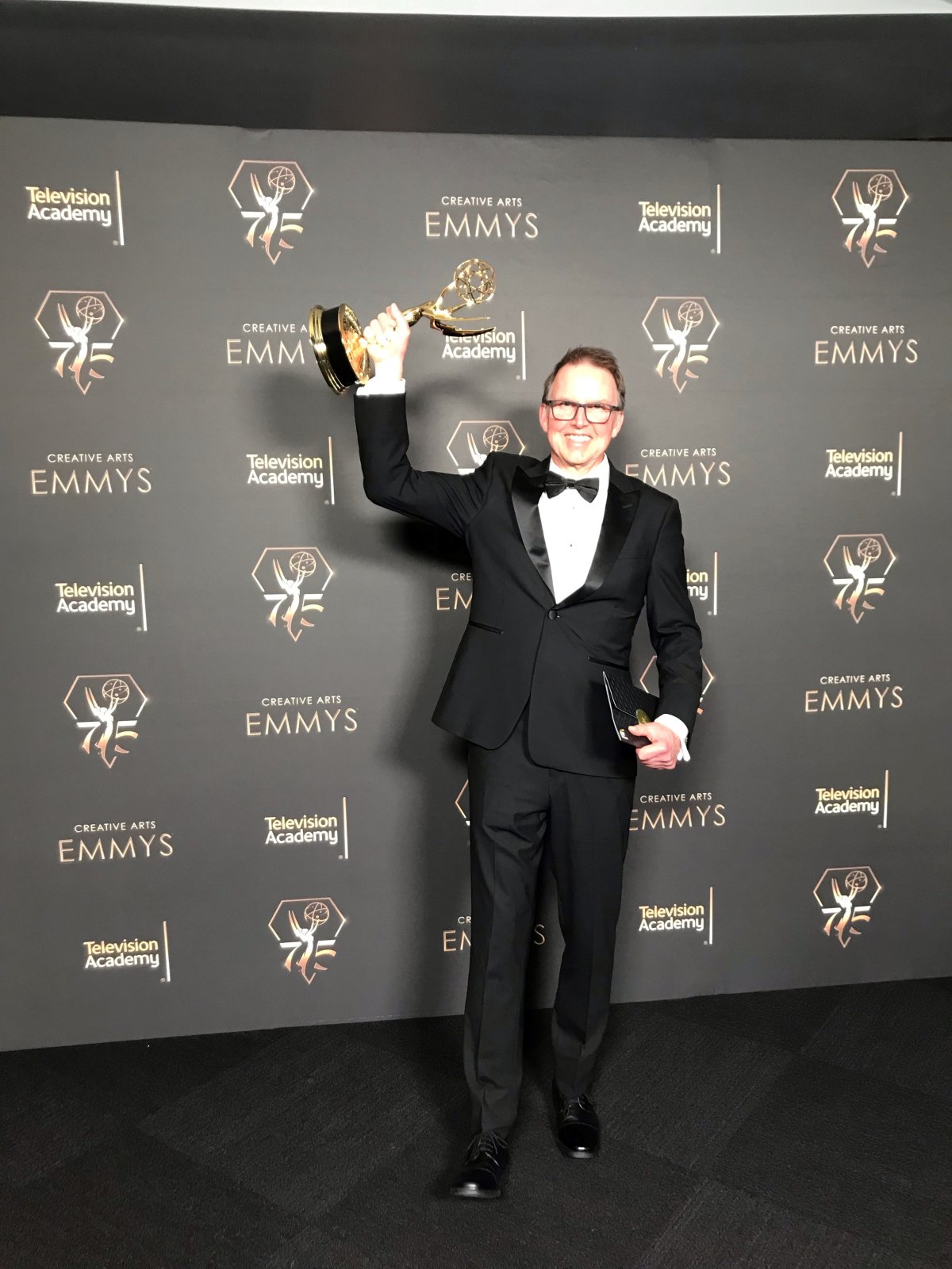 Calgarian Michael Playfair at the 75th Creative Arts Emmy® Awards ceremonies.
