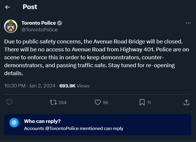 Toronto police begin disabling comments on its X accounts over ...
