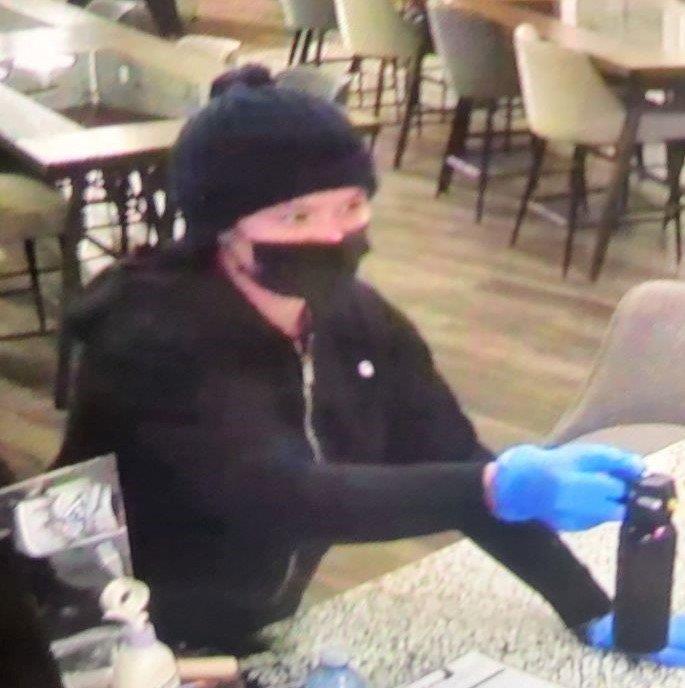 RCMP release a photo of a suspect wanted in connection with a robbery in Lamont.