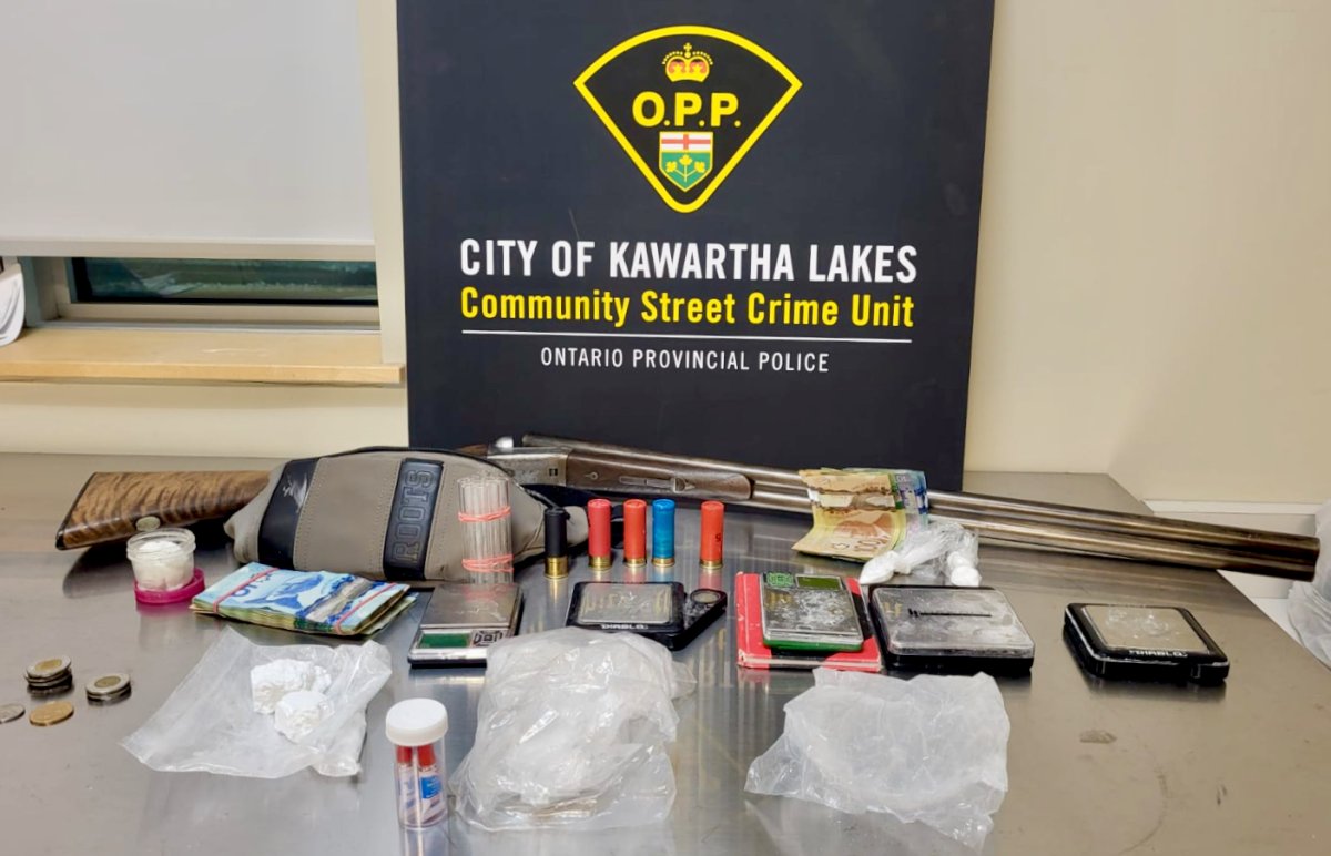 One person was arrested after City of Kawartha Lakes OPP seized a firearm and suspected cocaine from a residence in Lindsay, Ont., on Jan. 15, 2024.