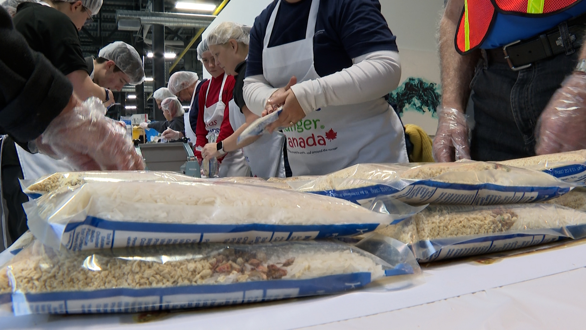 Kingston volunteers package 14,500 meals to fight food insecurity