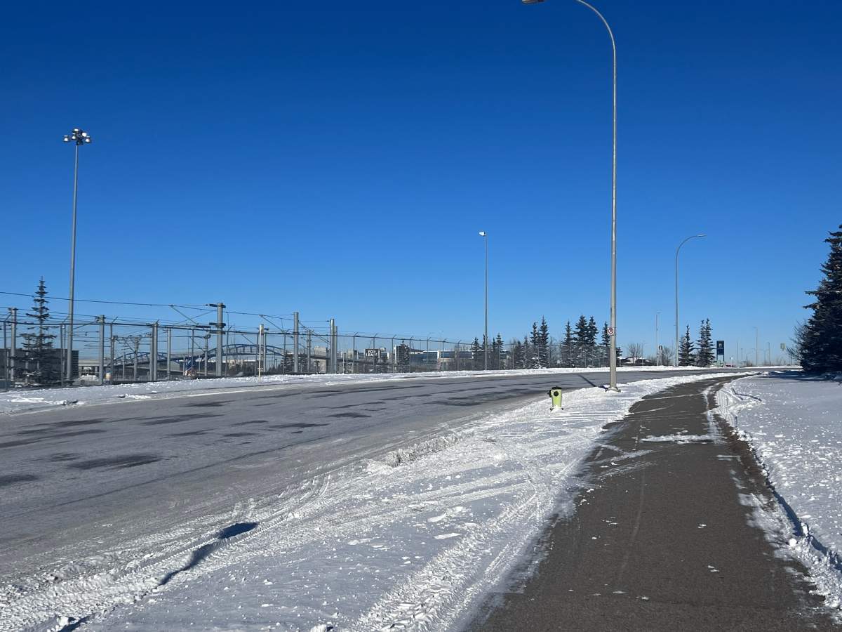 Calgary police said a collision involving a snow plow on Westwinds Road claimed the life of a 27-year-old man Friday night.