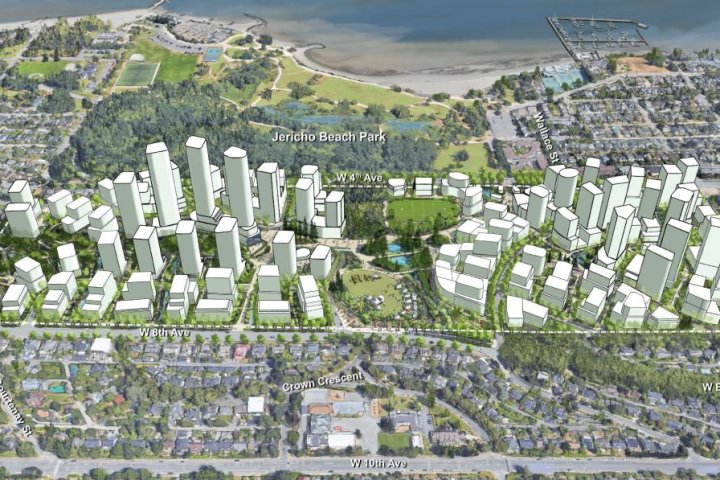 Jericho Lands proposal inches forward as Vancouver council approves guiding vision