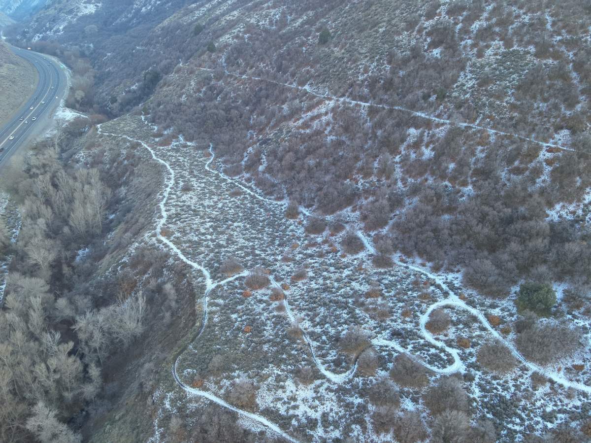 The Brigham City canyon area.