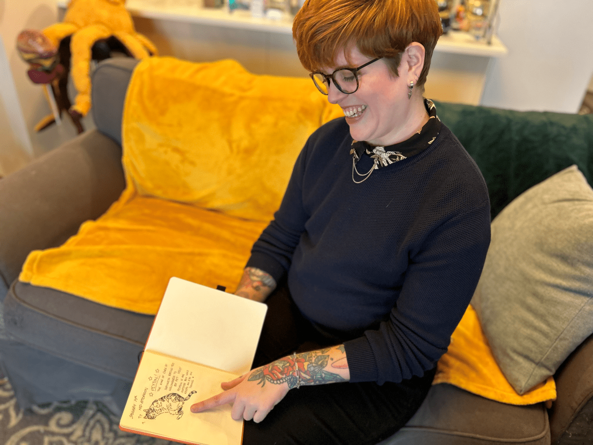 Kate Leth is making it their mission to pet and draw as many cats as possible.