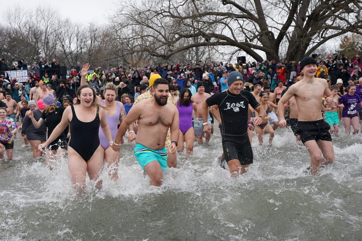 Polar bear dip 2024: Hundreds of Canadians brave cold for new year ‘reboot’