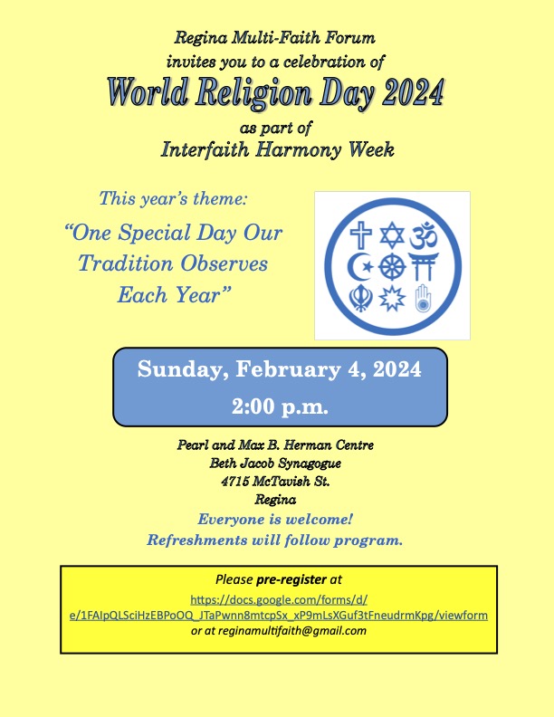 Interfaith Event for World Religion Day - image