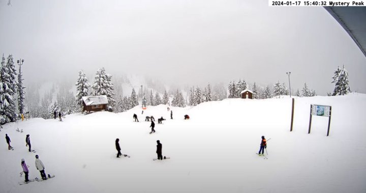 卑诗省各地滑雪场迎来了令人振奋的难得大雪覆盖