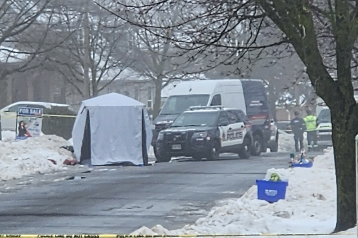 One man died after a shooting on Gray Street in Kitchener on Thursday morning.