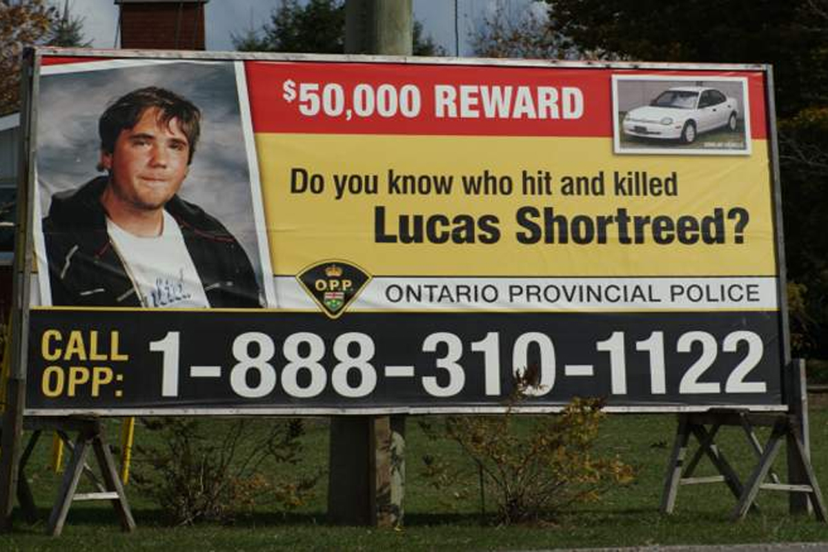 OPP say they have paid a tipster $50,000 for information that led them to solving the Lucas Shortreed case.