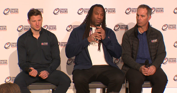Възпитаниците на Edmonton Oilers си партнират с общността, за да утроят броя на местните деца в спорта