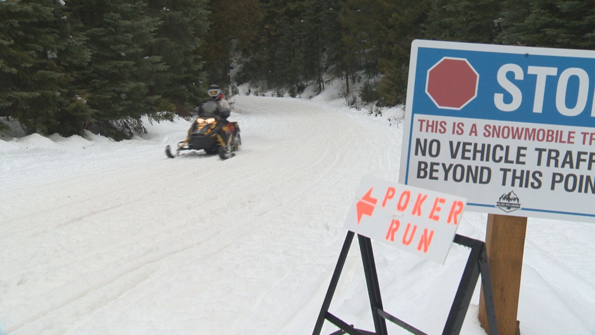 Повече от 100 моторни шейни се състезаваха през провинциалния парк