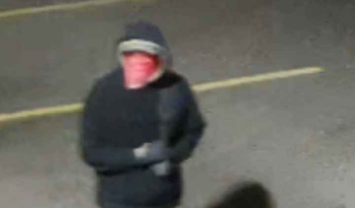 One of two images of the suspect released by police.