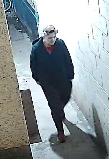 Police have released photos of a man, they describe as a suspect in the case, who was captured on security video in the area. 