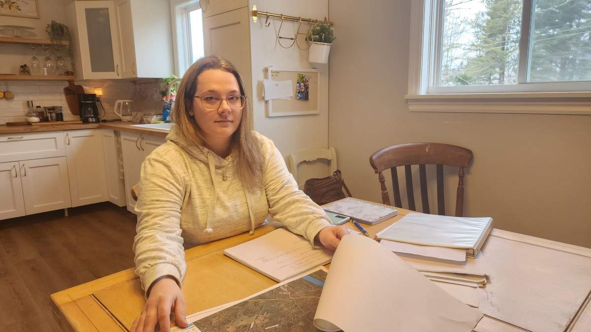 Tera Sisco at her home in Martock, N.S.