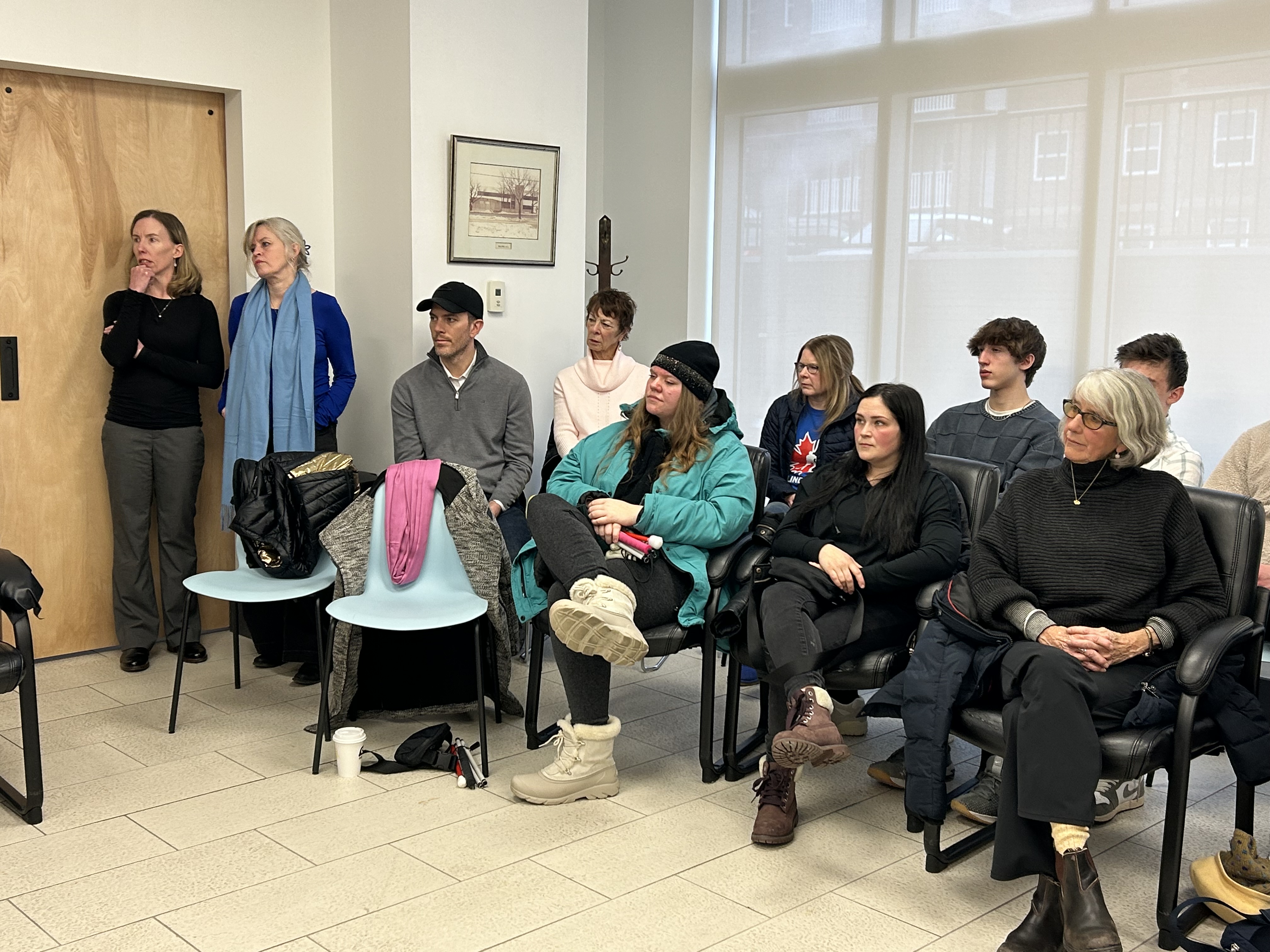 Някои семейства на ученици с увредено зрение от Нова Скотия