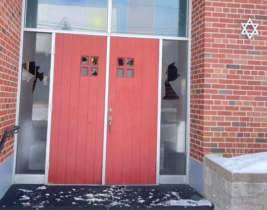 ‘Very sad day’: N.B. synagogue vandalized on International Holocaust Remembrance Day