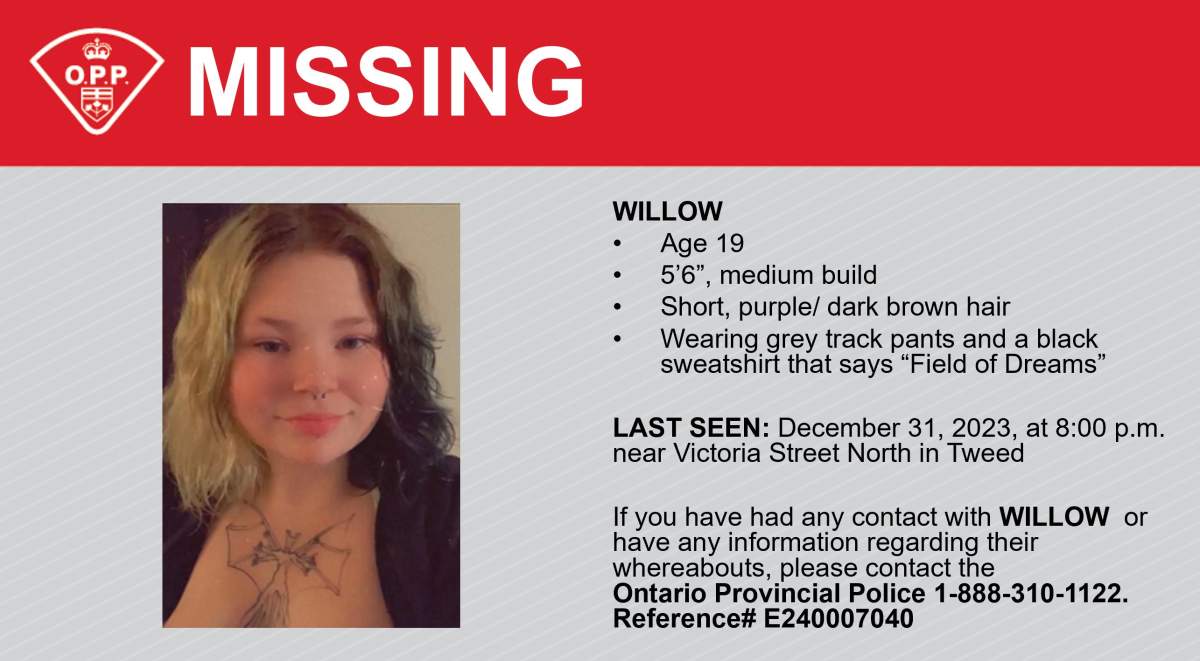 Missing 19-year-old woman